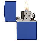 Запальничка Zippo 229 Classic Royal Blue Matte синя 229, фото 2