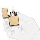 Запальничка Zippo 254 BRASS (Латунь), фото 4