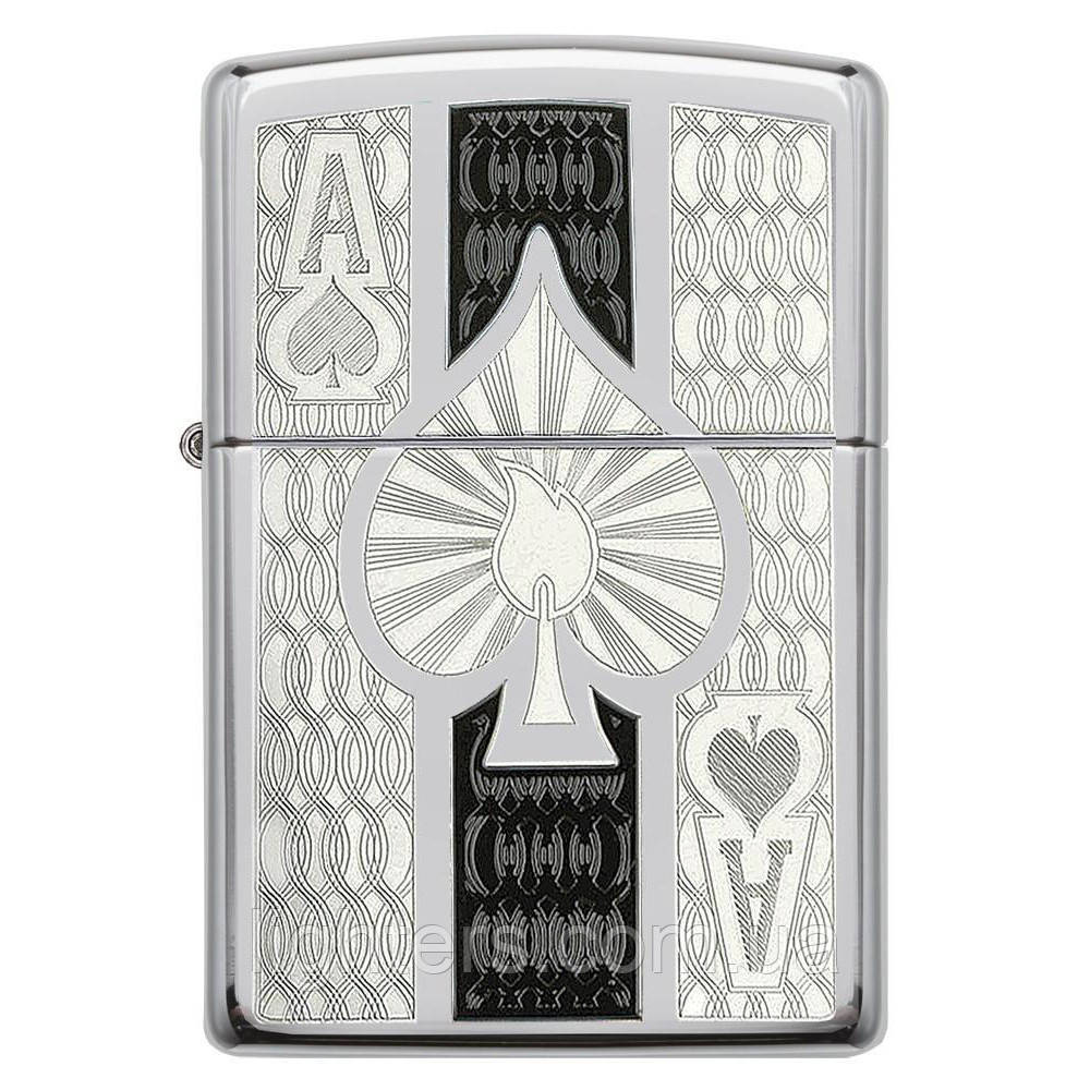 Запальничка Zippo 24196 Ace of Spades сіра 24196, фото 1