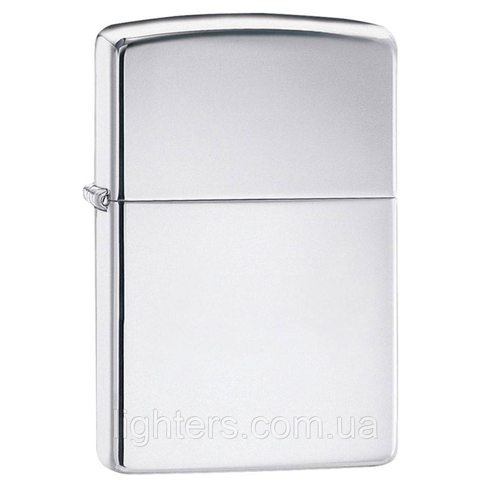 Зажигалка Zippo 250 Chrome серая 250, фото 1