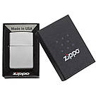 Зажигалка Zippo 250 Chrome серая 250, фото 6