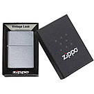 Запальничка Zippo 267 Vintage Street Chrome сіра 267, фото 5