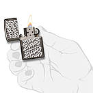 Запальничка Zippo 29631 Zippo Lighter 2018 Black Ice чорна 29631, фото 5