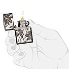 Запальничка Zippo 29426 Lily Black Ice чорна 29426, фото 5