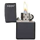 Запальничка бензинова Zippo 218 ZL BLACK MATTE (Чорна матова)., фото 3