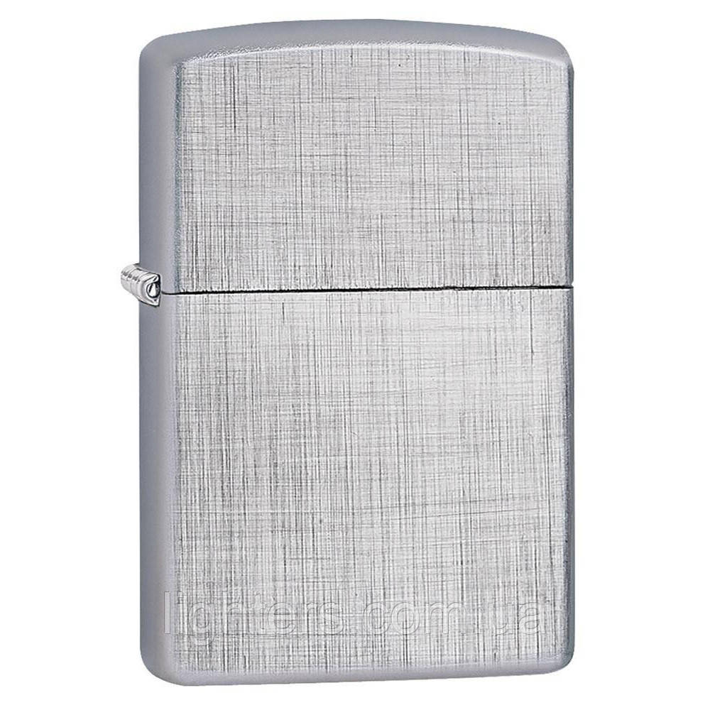 Запальничка Zippo 28181 REG LINEN WEAVE сіра 28181, фото 1