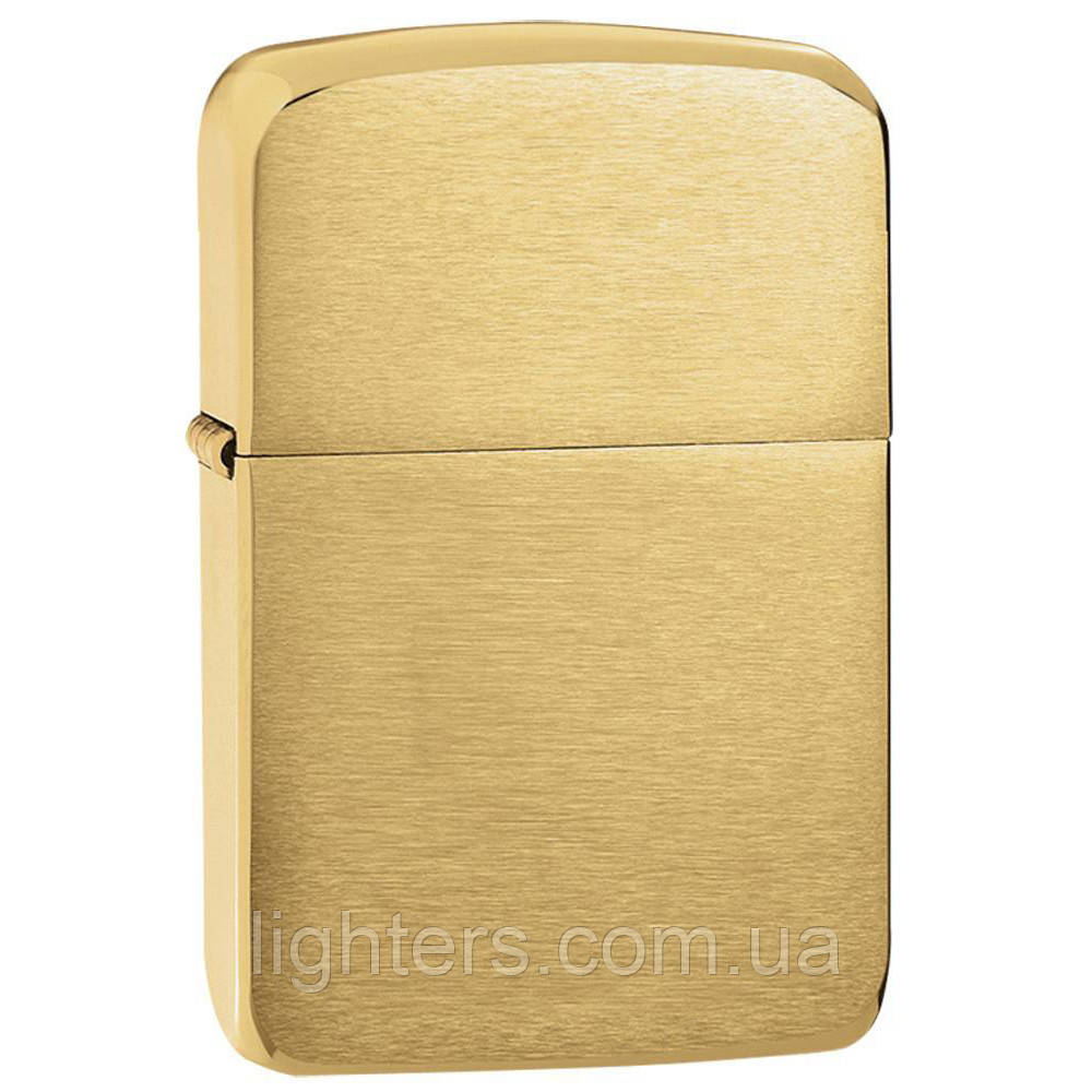 Запальничка Zippo 1941B Brushed Brass Матова латунь 19412, фото 1