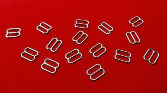 Регулятор для бретелей петелька метал 10 мм нікель