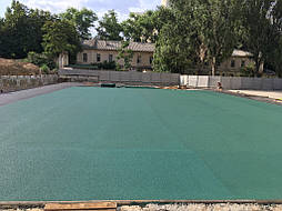 Зеленое покрытие готово