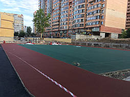 Укладка покрытия окончена