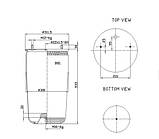 Пневморесора підвіски 881MB BPW36, SP 55881, фото 2