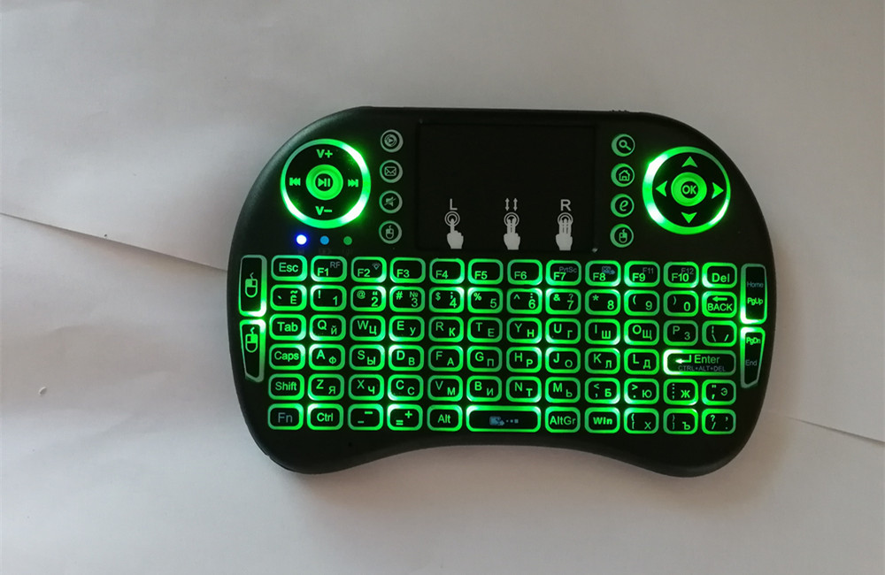 Бездротова клавіатура для Смарт ТВ, планшетів I8-PRO з підсвічуванням, фото 1