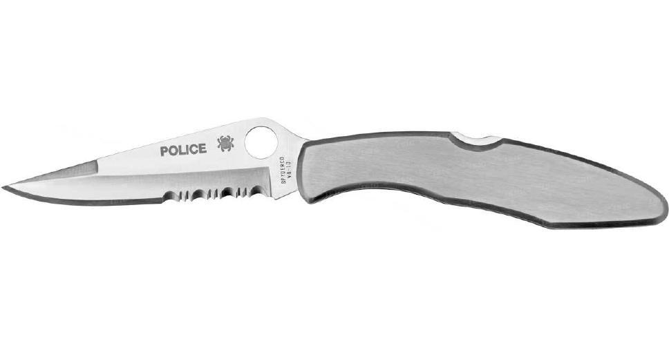 Ніж Spyderco Police Полусеррейтор