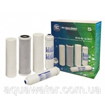 Комплект картриджів Aquafilter RO6-CRT