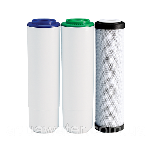 Комплект картриджів Ecosoft покращений для потрійних фільтрів