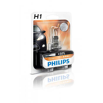 Галогенна лампа Philips Vision H1 12V 12258PRB1 (1шт.)