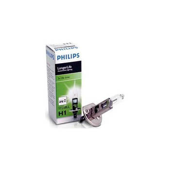 Галогенна лампа Philips 12258LLECOC1 H1 LongerLife Ecovision (1шт.)