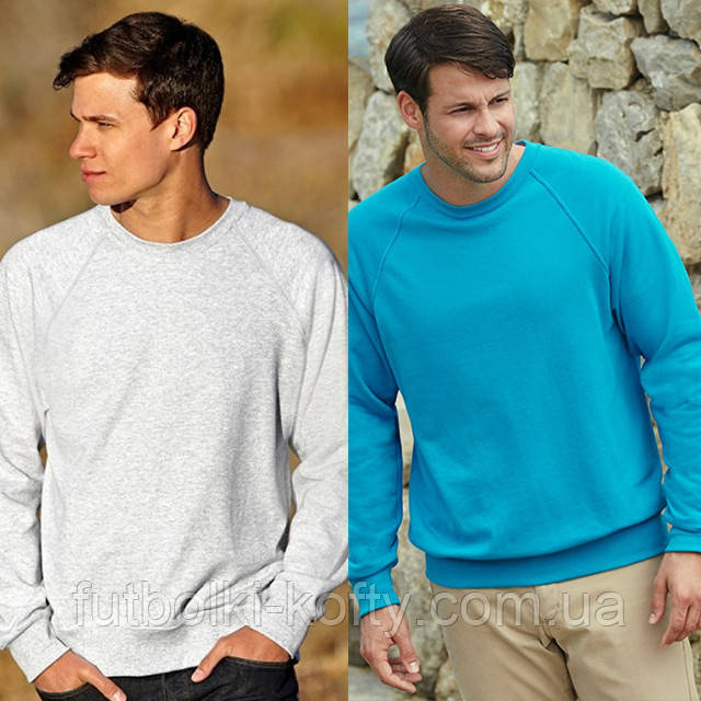 Чоловічий легкий реглан Fruit Of The Loom 62-138-0, фото 1