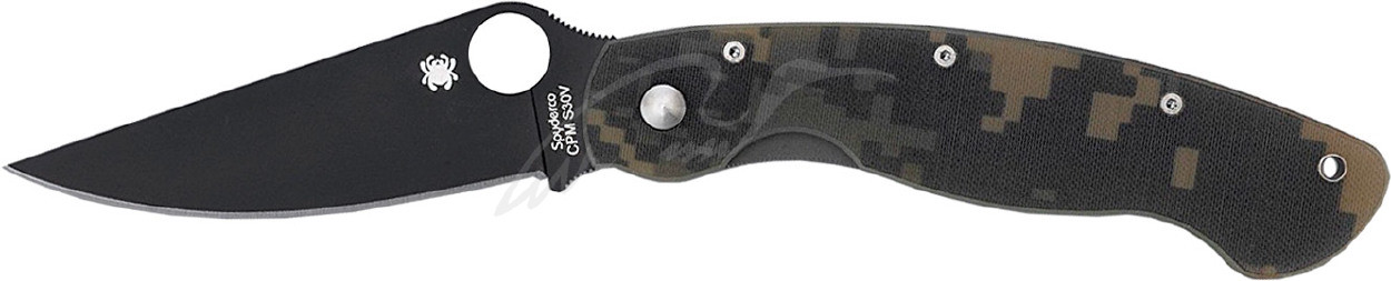 Ніж Spyderco Military Black Blade camo