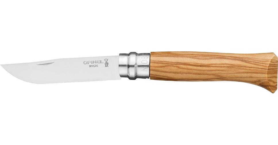 Ніж Opinel №8 Inox Рукоять - оливкове дерево