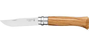 Ніж Opinel №8 Inox Рукоять - оливкове дерево