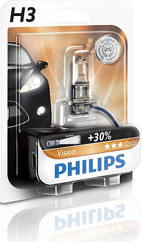 Галогенна лампа Philips Vision H3 12V 12336PRB1 (1шт.)