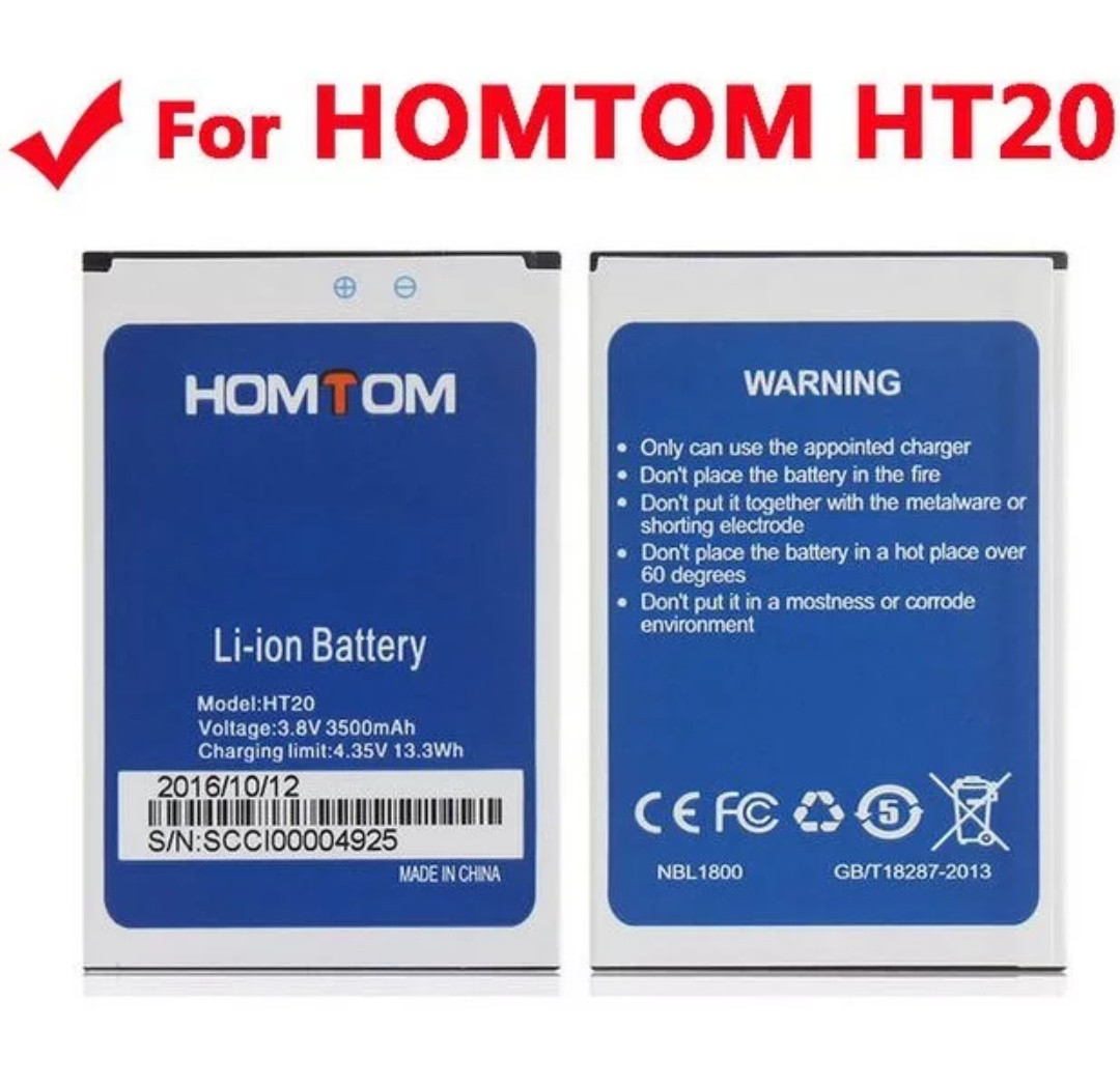 Акумулятор для смартфона Homtom HT20 HT20 pro 3500 mAh, фото 1