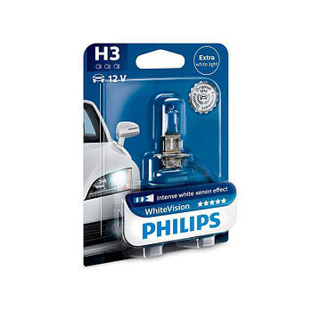 Галогенна лампа Philips WhiteVision H3 12V 12336WHVB1 (1шт.)