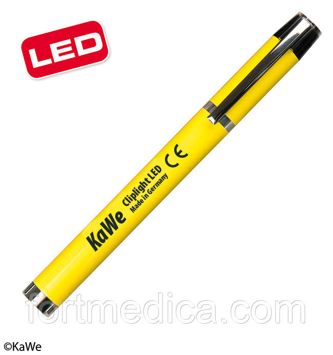 Ліхтарик діагностичний Клиплайт LED, жовтий KaWe