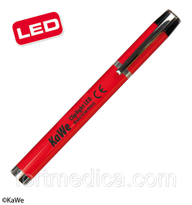 Ліхтарик діагностичний Клиплайт LED, червоний KaWe