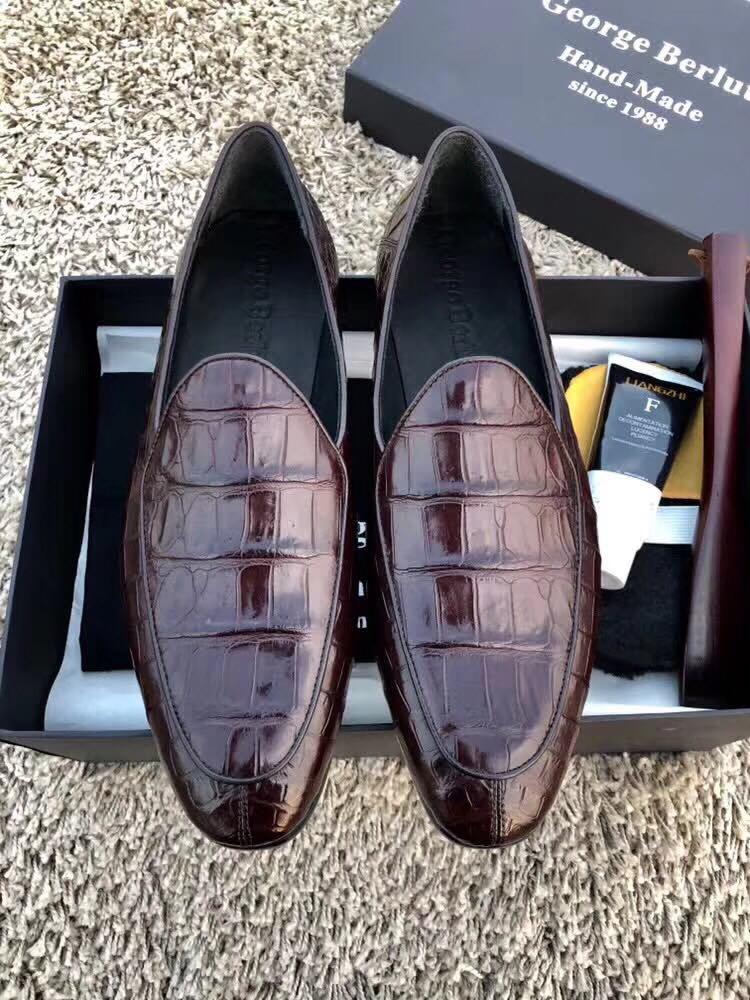 Туфлі Berluti крокодила
