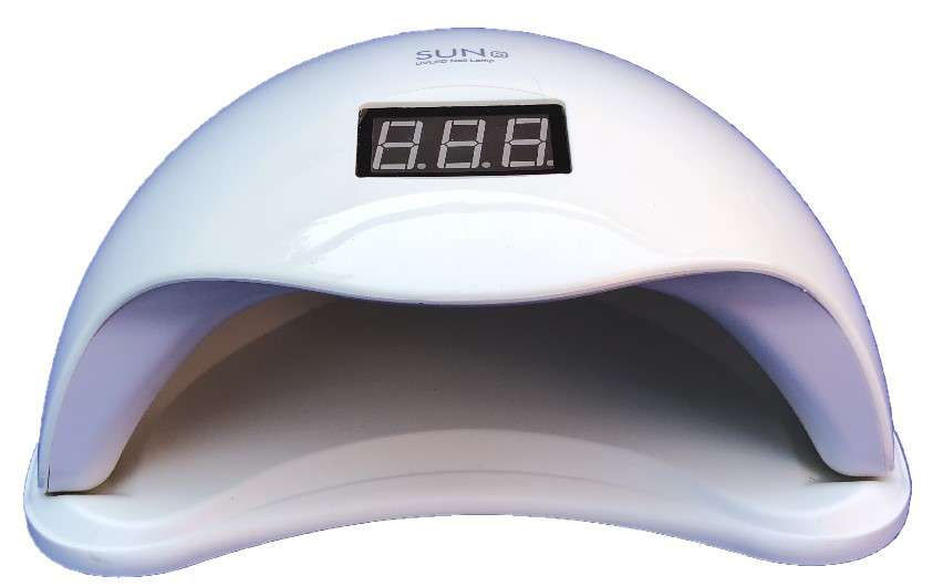 Гібридна світлодіодна UV/LED лампа SUN 5 на 48 вт/24 (Сан ван ) з таймером 10,30,60 сек. Біла.
