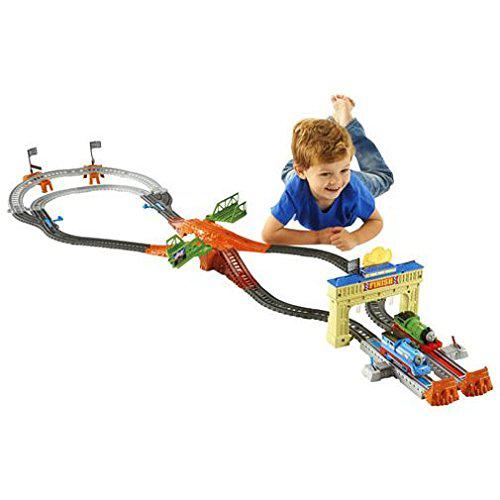Томас і друзі залізниця Thomas & Friends Fisher-Price TrackMaster, Thomas & Percy's Railway Race Set