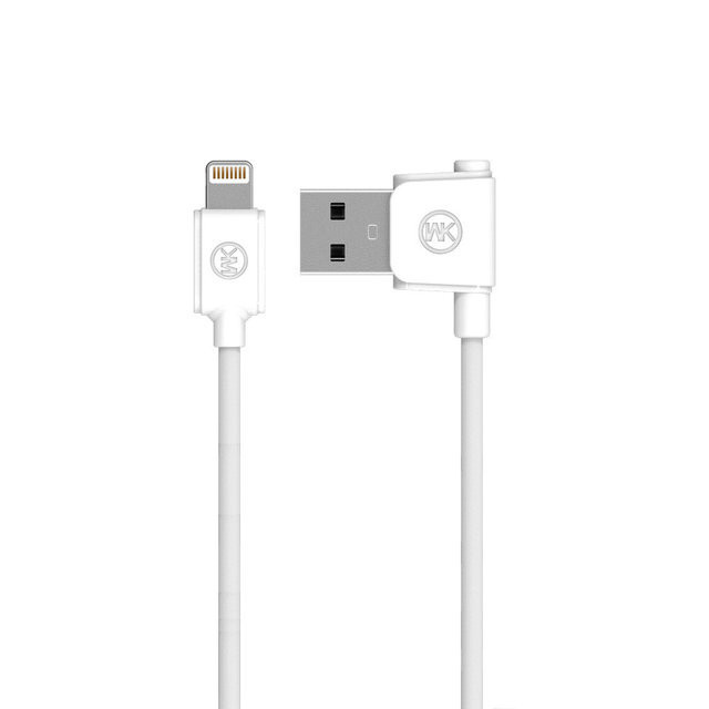 USB кабель WK Junzi Lightning, 1m white