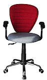 Дитяче комп'ютерне крісло FunDesk LST7 GREY-RED, фото 3