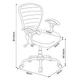 Дитяче комп'ютерне крісло FunDesk LST7 GREY-RED, фото 5