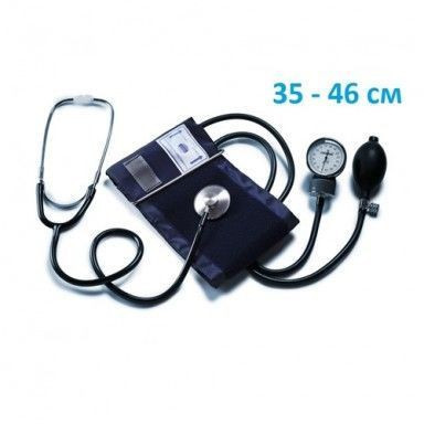 Тонометр механічний зі стетоскопом ВК2001-3001 (збільшена манжета 35-46см), фото 1