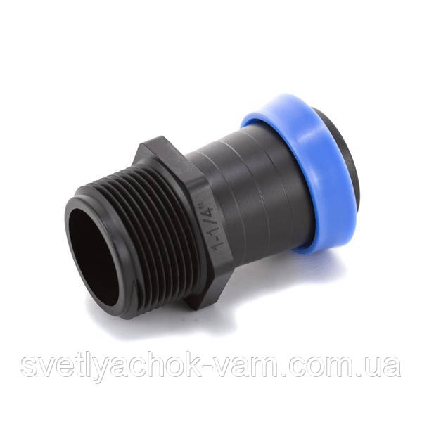 Стартер з різьбленням 32мм для шлангу туман Silver Spray GSM-014040 40мм для побудови систем поливу дощуванням