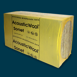 AcousticWool Sonet 1000х600х50 мм (6,0 м2/упак.) акустична мінеральна вата