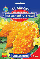 Момордика Бешений Огірок екзотична сильновітна ліана сімейства гарбузових, паковання 5 шт.