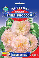 Мальва Чатерз Стрейн Эплблоссом махровая с крупными роскошными цветками, упаковка 0,3 г