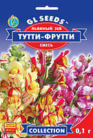 Львиный зев Тутти Фрутти крупноцветковый с яркими полосками экзотических оттенков, упаковка 0,1 г