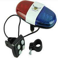 Дзвінок на велосипед поліцейська сирена мигалка (003661)