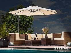 Садова парасоля із світлодіодами Swing & Harmony LEDU-300