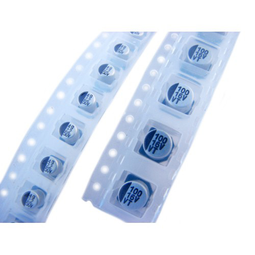 Конденсатори SMD 130 шт. алюмінієві 1-220 мкФ 10-50 В (002666), фото 1