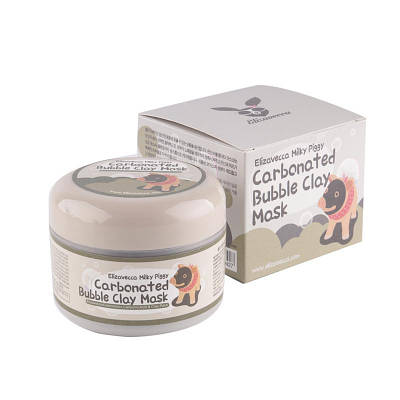 Очисна глиняно-пухиркова маска для обличчя ELIZAVECCA Carbonated Bubble Clay Mask 100 мл