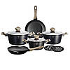 Набір посуду 10 предметів Berlinger Haus Ebony Maple Collection BH 1533, фото 2