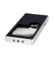 Лупа TH-7007 кишенькова з біфокальною лінзою й підсвіткою.