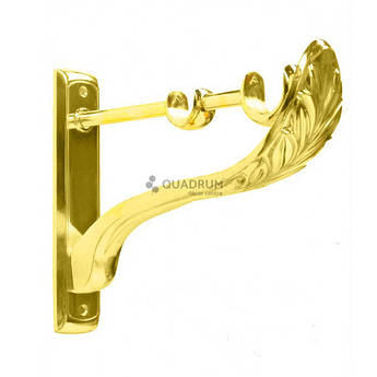 Тримач для карниза Ретро подвійний 19мм+25мм золото