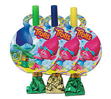 Язичок гусок карнавальний "Троллі", 6 шт. в уп.